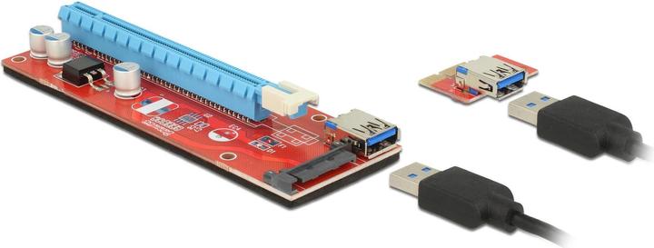 Actual product image Delock PCI-Express riser card, x1 to x16