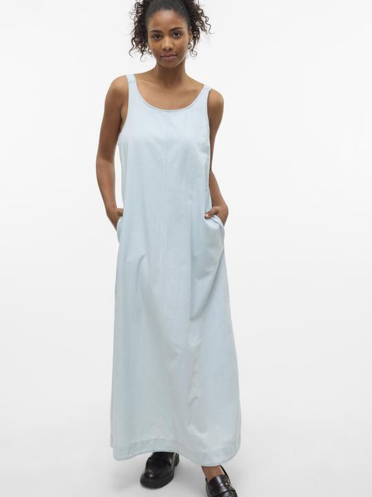 Actual product image Vero Moda VMESTELLA Langes Kleid Jeanskleid (L)