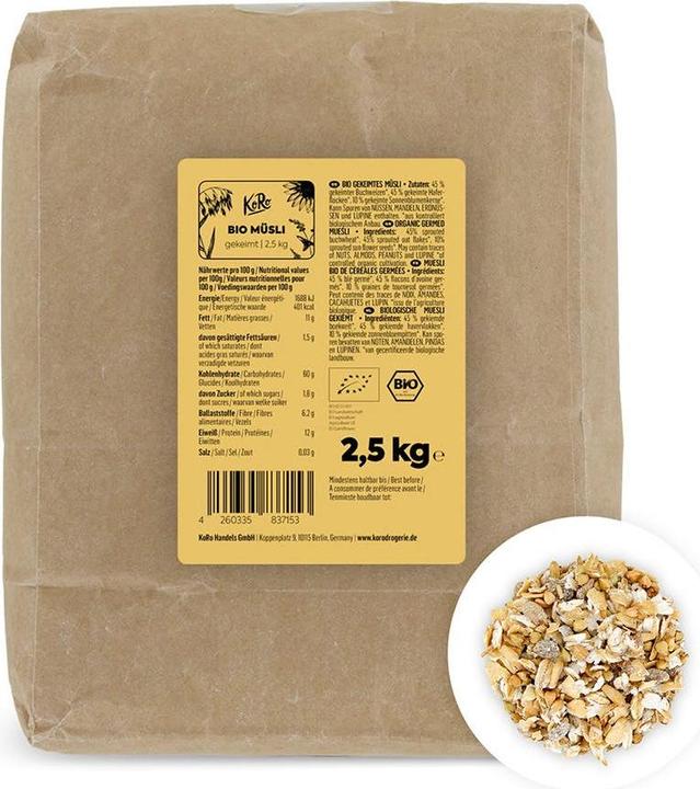 Immagine prodotto KoRo Muesli biologico germogliato (2500 g)