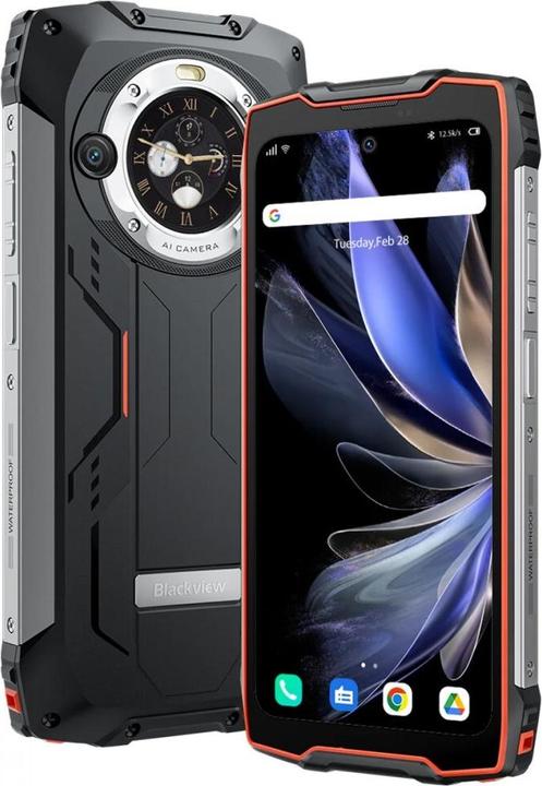 Image du produit Blackview Smartphone BV9300 Pro 15080mAh 12GB/256GB Orange (256 Go, Orange, 6.70", 67.11 Mpx)