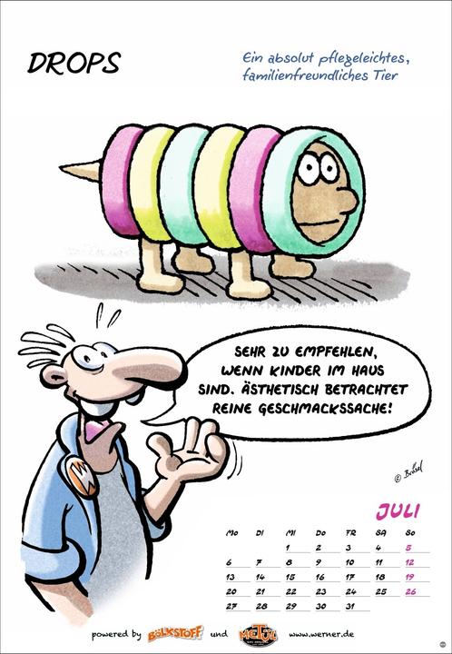 Produktbild Werner Kalender 2026 (Harter Einband, Deutsch)