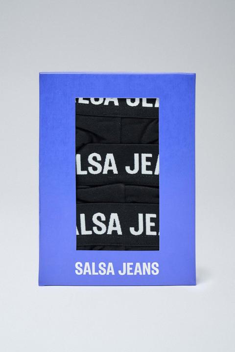 Immagine prodotto Salsa Jeans Trunks 3 Branding And Solid Trunks Pack (S)