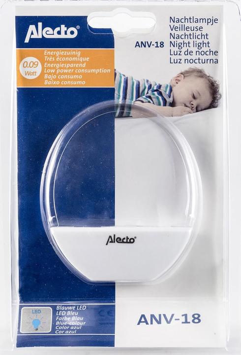 Actual product image Alecto LED night light