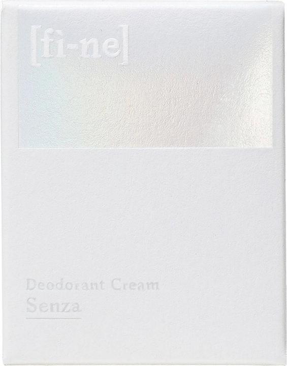 Actual product image [fì-ne] Senza Deodorant Cream (Crème)