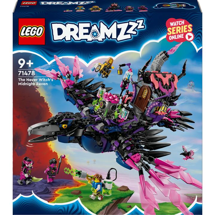 Produktbild LEGO Der Mitternachtsrabe der Nimmerhexe (71478, LEGO Dreamzzz)