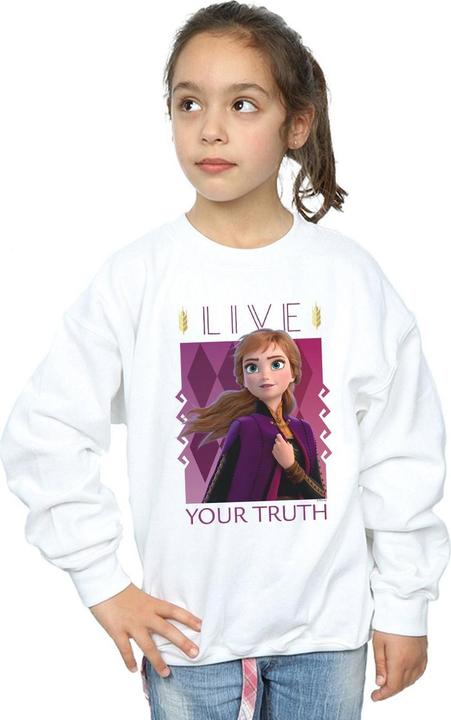Produktbild Disney Frozen 2 Anna Live Your Truth Sweatshirt Mädchen (116)