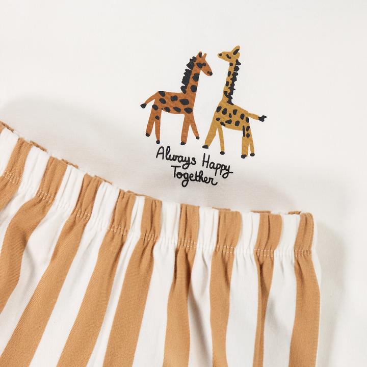 Actual product image La Redoute Collections T-shirt and shorts set (74)