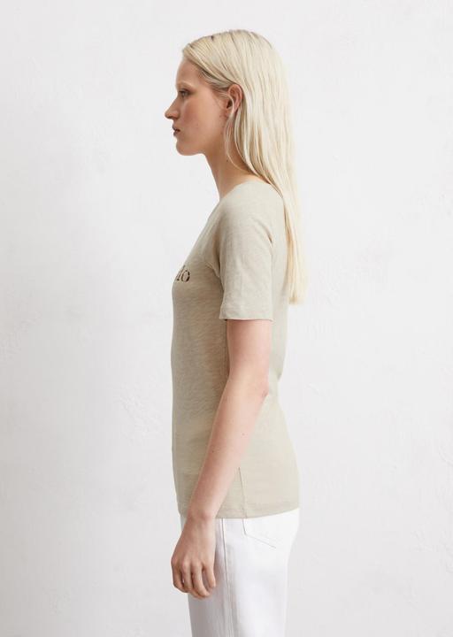 Actual product image Marc O'Polo Women's t-shirt with printed logo on the inside of the chest (S)