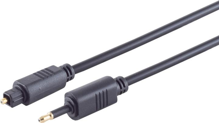 Produktbild Shiverpeaks S/CONN maximum connectivity Lichtwellenleiterkabel 4,0mm, Toslink-Stecker auf 3,5mm Opti-Stecker, 2 (2 m, TOSLINK)