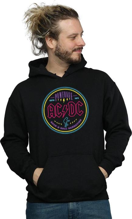 Immagine prodotto AC/DC Circle Neon Felpa con Cappuccio Uomo (M)