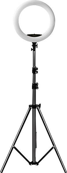 Produktbild Somikon XL-LED-Ringlicht mit Smartphone-Halter (Ringleuchte)