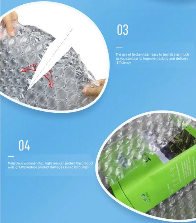 Produktbild Plutoos Air Pack Logistik Verpackung Verdickung Aufblasbare Luftpolsterfolie Rolle