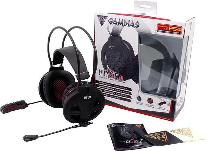 Actual product image Gamdias Lift V2 Red (GHS3300) (Cable)