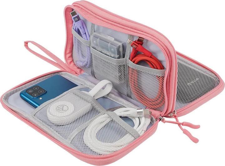 Actual product image Tellur Universal travel cable organiser Pink (1.57 l)