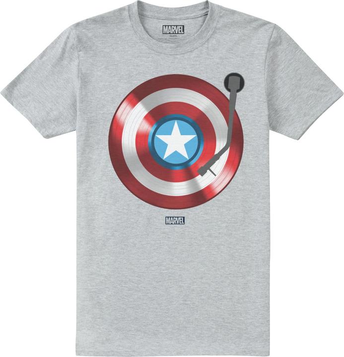 Captain America Record Shield TShirt (XL)