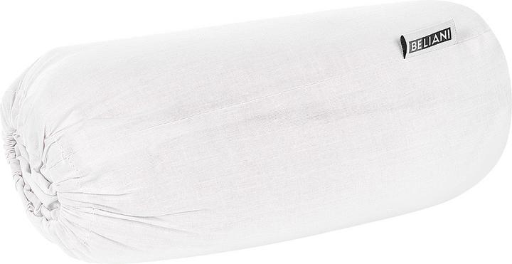 Produktbild Beliani Spannbettlaken Baumwolle weiss 90 x 200 cm JANBU (90 x 200 cm)