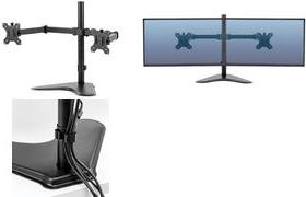 Produktbild Fellowes Freistehender Doppel Monitorarm Professional Series (Tisch, 27")