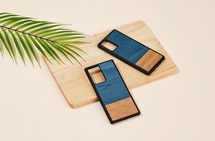 Produktbild Man.Wand &WOOD case for Galaxy Note 20 denim juodas (Samsung Galaxy Note 20)