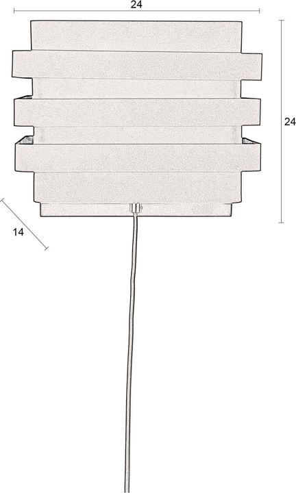 Produktbild Dutchbone Dumont Wall Lamp Brass (E27)