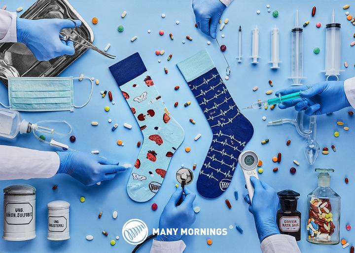 Immagine prodotto Many Mornings Dottor Sock (Confezione singola, 39 - 42)