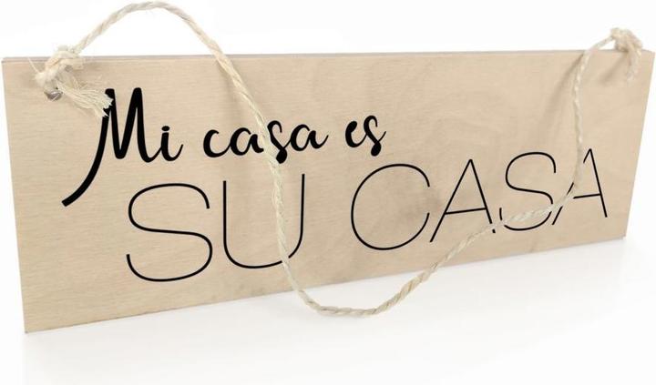 Produktbild Trenddeko Mi casa es su casa (30 x 10 cm)