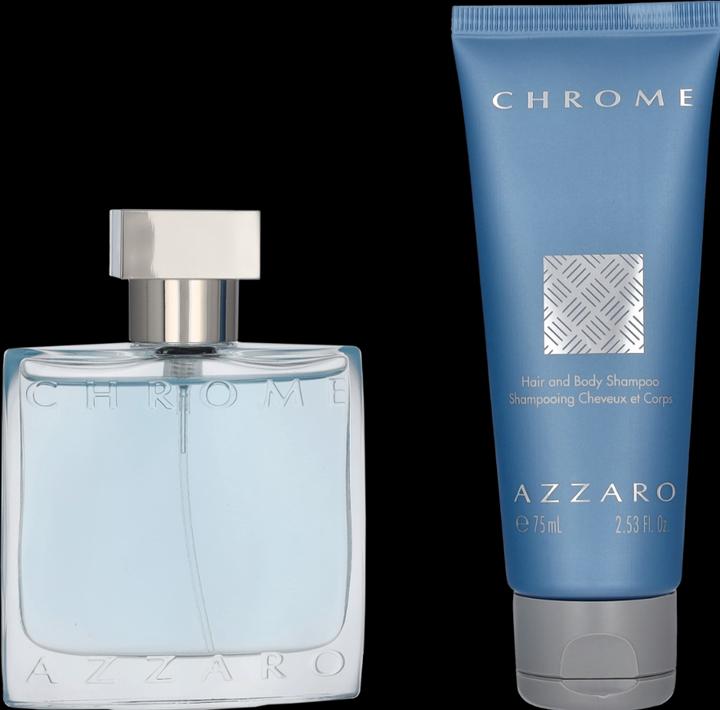 Actual product image Azzaro Chrome Eau De Toilette Fresh Aquatic Men's Cologne - Citrus Woody (Eau de toilette, 125 ml)