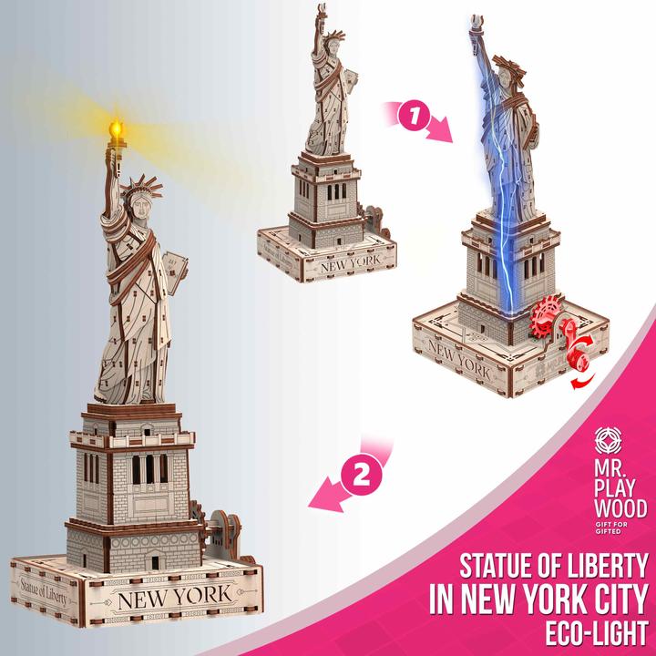 Actual product image Mr Playwood : Statue of Liberty - Ecolight