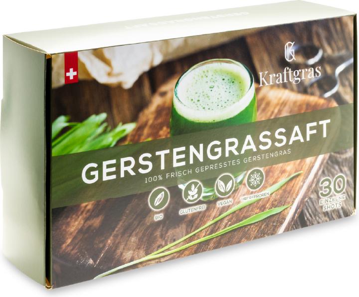 Produktbild Kraftgras Gerstengrassaft gefroren (30 x 2.5 cl)