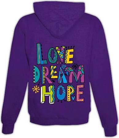 Immagine prodotto Schwesternuhr Felpa con cappuccio Amore, Sogno, Speranza Unisex (XL)
