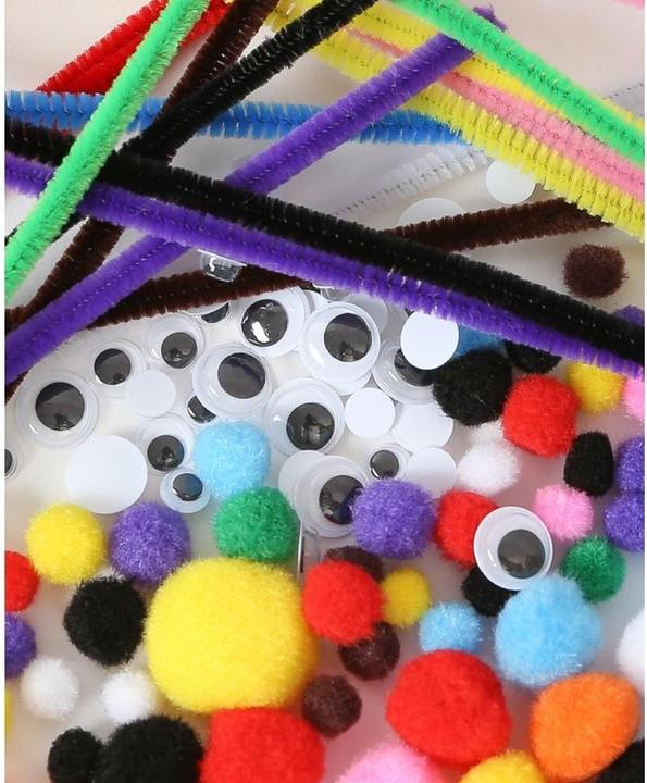 Produktbild I Am Creative Chenille, Pompon bunt