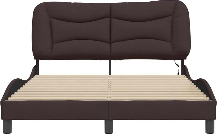 Actual product image VidaXL Bed frame with LED fabric (120 x 200 cm)