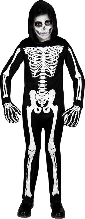 Image du produit Widmann Costume de squelette avec combinaison à capuche costume pour enfants (104)