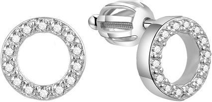 Image du produit Beneto Boucles d'oreilles en argent brillant AGUP1461S