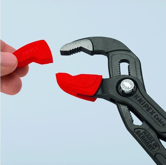 Actual product image Knipex 3 pairs of plastic jaws for all 87 XX 300 mm models (models from 2008) (86 mm)