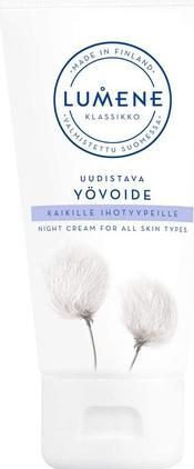 Actual product image Lumene Klassikko Restoring Night Cream for all Skin Types 50ml 1.7 Fl.Oz. (50 ml, Night cream)