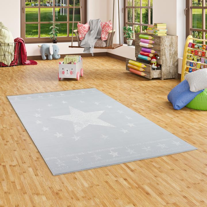 Produktbild Pergamon Kinder und Jugend Teppich Trendline Modern Stars (140 x 200 cm)