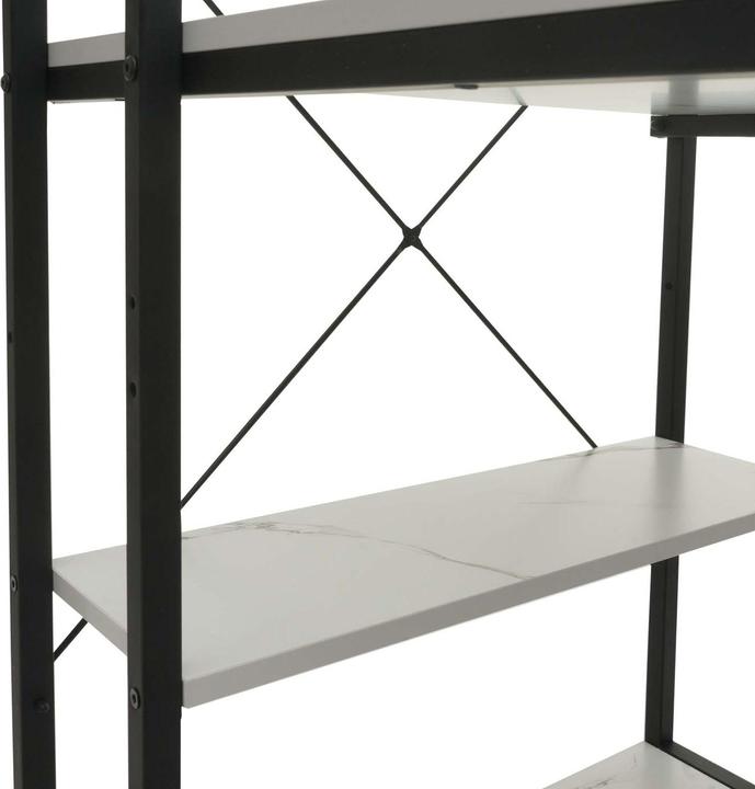 Actual product image Jamb Desk with shelf (120 x 100 x 60 cm)