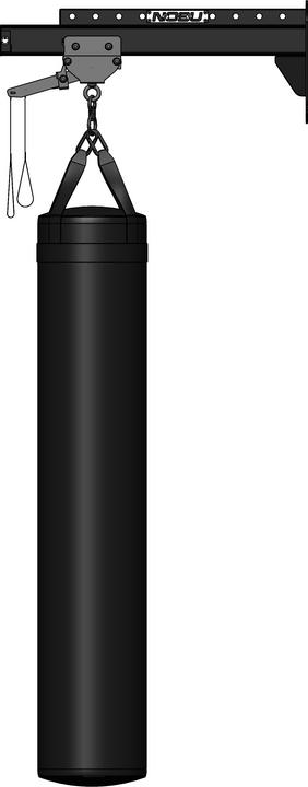 Produktbild Nobu Athletics Wandboxsackhalter mit Ablageschiene