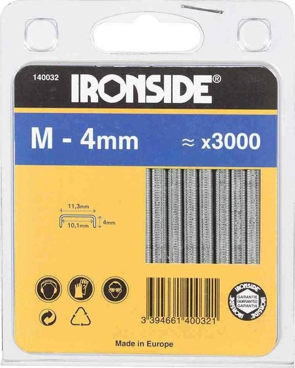 Produktbild Ironside Heftklammer 4 mm, M (3000 x)