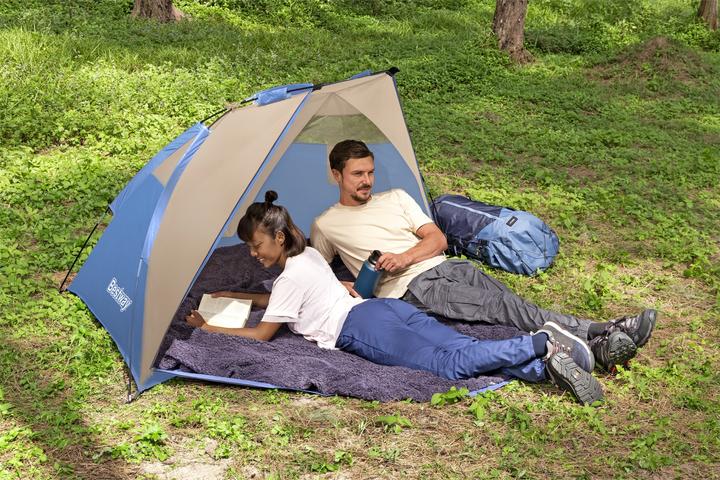 Produktbild Bestway Strandmuschel Ramble 2 200 x 100 x 100 cm (Strandzelt + Strandmuschel, 1.26 kg, 2 Personen)