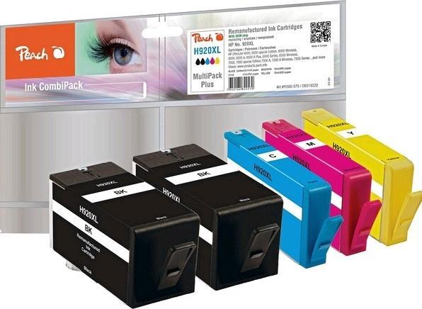 Immagine prodotto Peach Cartucce d'inchiostro Spar Plus con Chip compatibile con No. 920XL (M, C, Y, FC)
