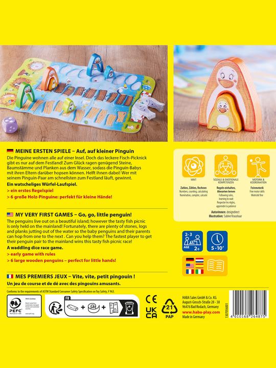 Produktbild Haba Meine ersten Spiele – Auf, auf,kleiner Pinguin (Deutsch)