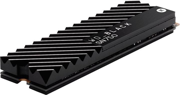 Produktbild WD Black SN750 Gaming - mit Heatsink (2000 GB, M.2 2280)