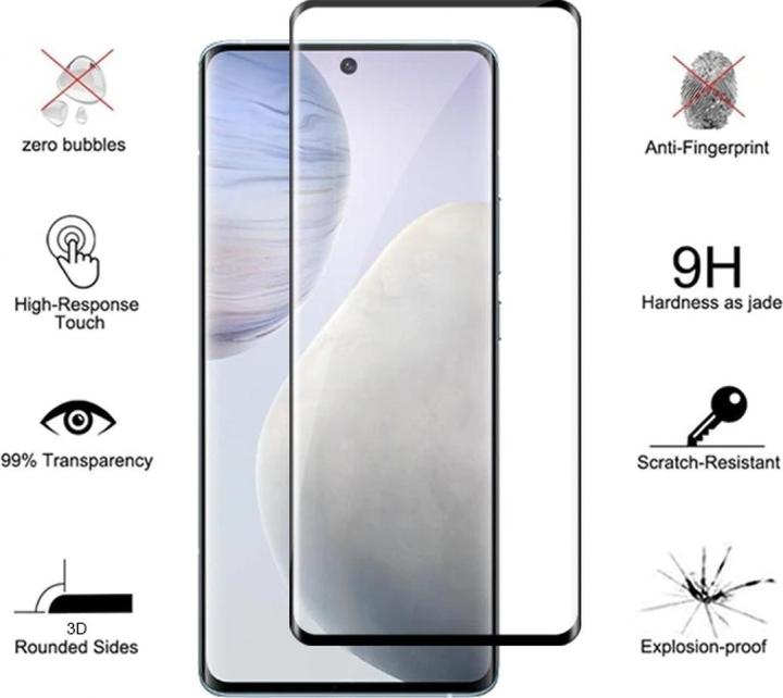 Actual product image Screenguard Huawei Nova 9 Full Screen Protective Glass Film 2.5D 9H (1 Piece, Huawei Nova 9)
