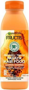 Immagine prodotto Garnier Fructis Papaya Hair Food Shampoo rigenerante per capelli danneggiati 350ml (350 ml, Shampoo liquido)