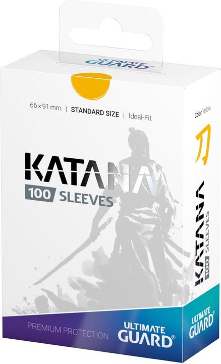 Ultimate Guard Kartenhülle Katana Sleeves Standardgrösse Gelb 100