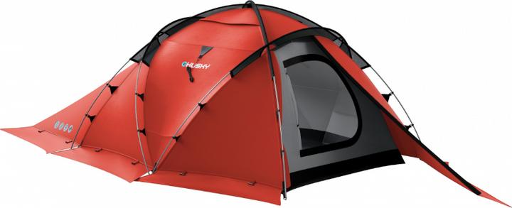 Produktbild Husky Fighter Extreme 3 4 Lichtgewicht Tent 3 - Rood - 3 Persoons (Tunnelzelt, 4.80 kg, 4 Personen)