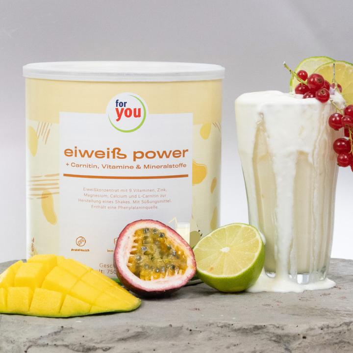Produktbild For You eiweiss power Vanille (Vanille, 1 Stk., 750 g)