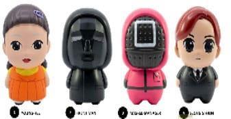 Actual product image YuMe Squid Game Squish Hero anti-stress figures 8 cm display (12)