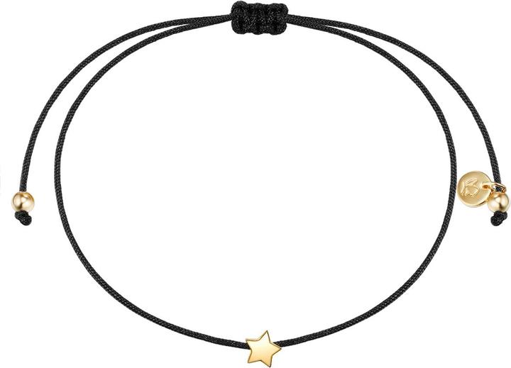 Immagine prodotto Glanzstücke München Stella da donna in argento sterling e oro giallo 15,0 - 22,0 cm, regolabile in modo flessibile - (22 cm, Argento)